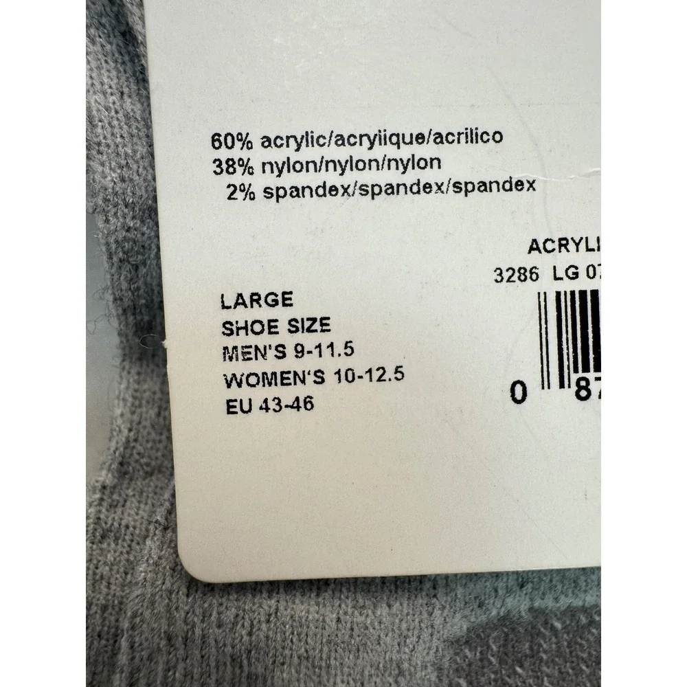 Fox River Acrylic Everyday Ankle Sock Light Gray Heather 2 pair Large Men 9-11.5